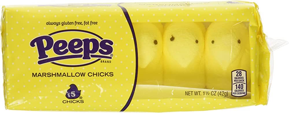 Peeps Easter Yellow Chicks 42g (5 Pack)