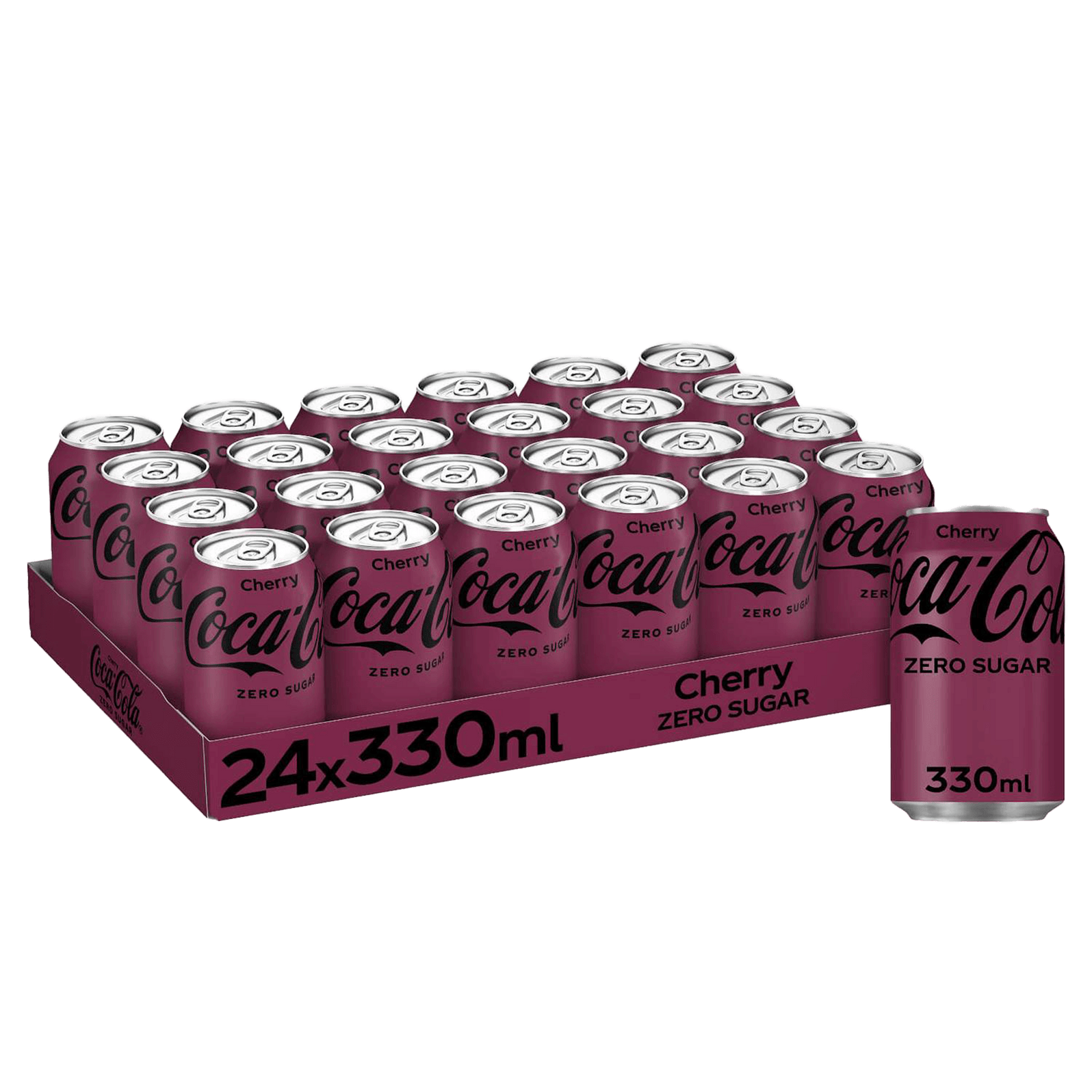 Cherry Coke Zero UK 355ml — Joys Delights Lolly Shop Online