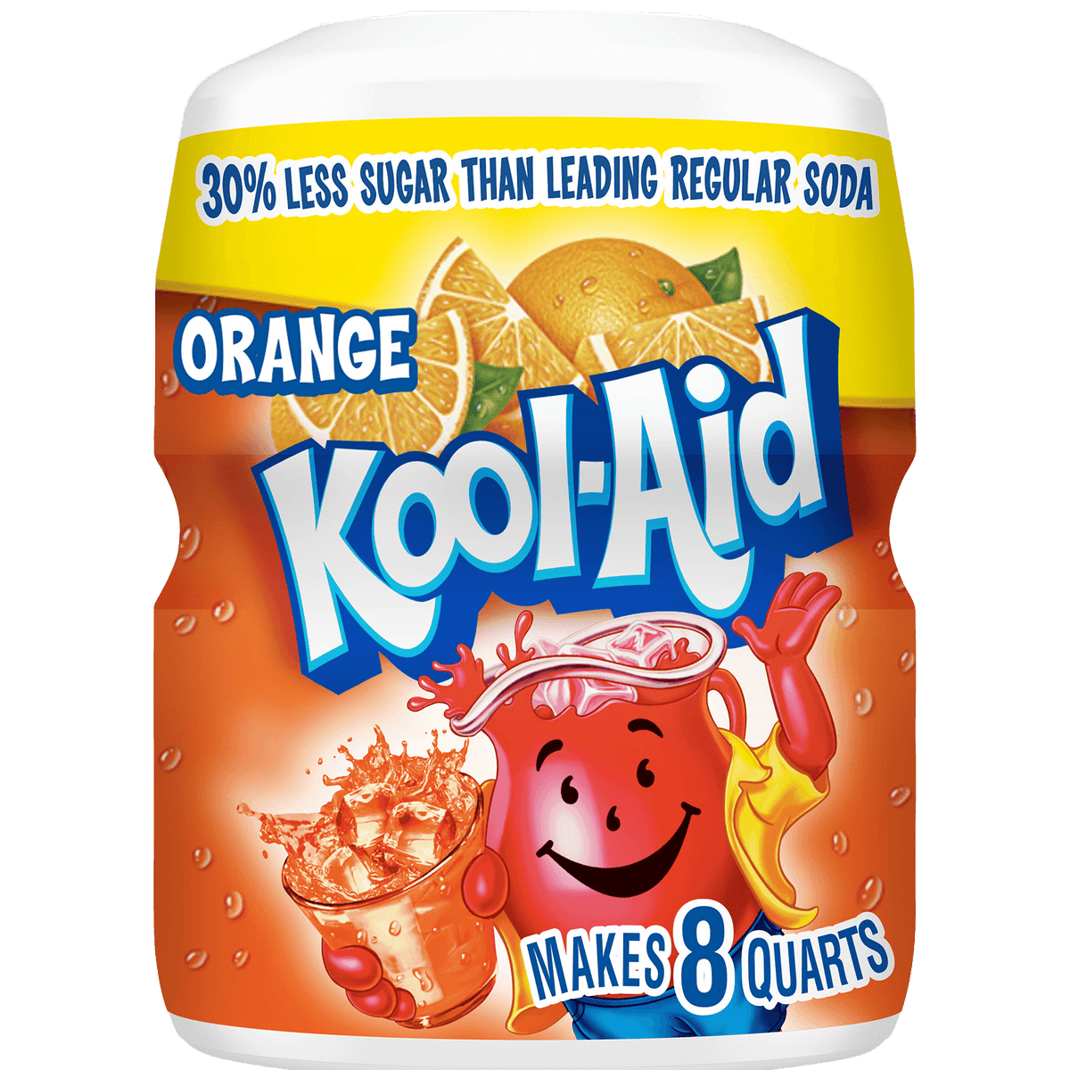 Kool Aid Orange Tub 538g Bulk — Joys Delights Lolly Shop Online